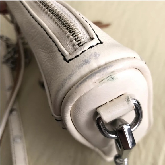 Rebecca Minkoff Mini Mac Antique White Purse - Picture 12 of 13